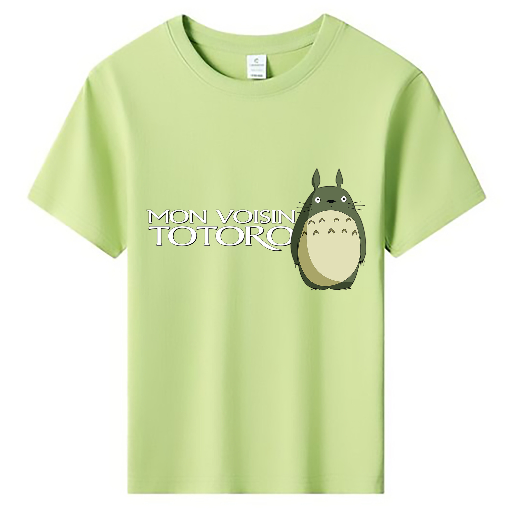 （画像用） となりのトトロ 草壁メイ 草壁サツキ My Neighbor Totoro Satsuki Kusakabe Mei Kusakabe 綿100％キッズTシャツ（フロントプリント）